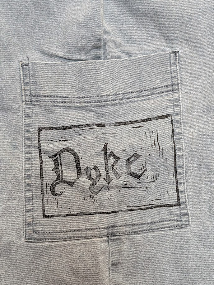 SPICED UP - "DYKE" Block Printed Cargo Pants
